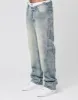 Rhomb Wide Denim sold by Live Fast Die Young