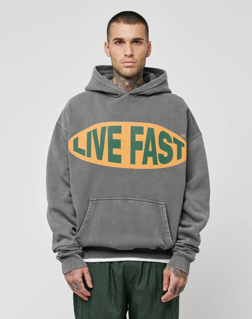 LF Oval Hooded sold by Live Fast Die Young