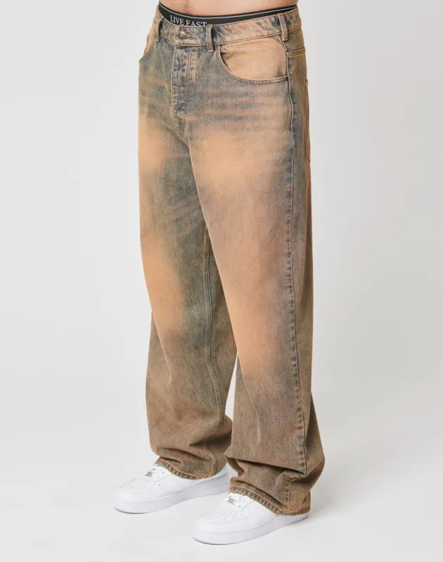 LFDY Baggy Denim sold by Live Fast Die Young