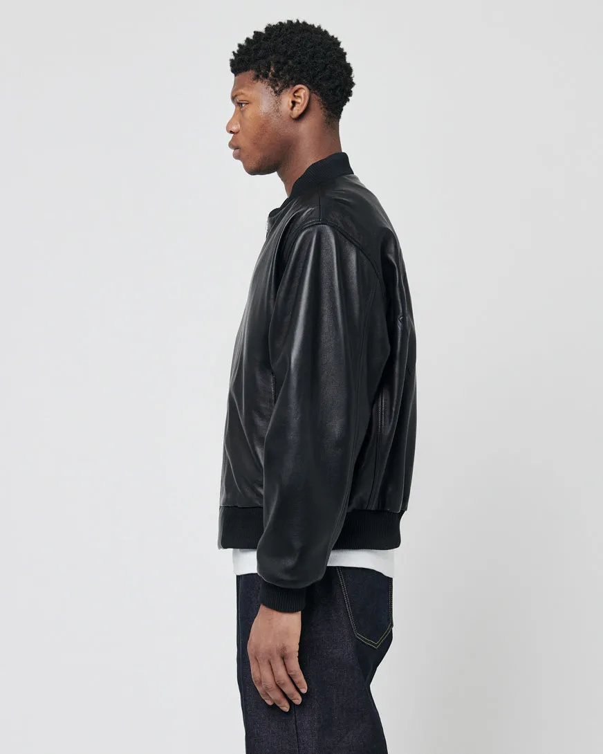 Live Fast Leather Bomber sold by Live Fast Die Young product image thumbnail 3