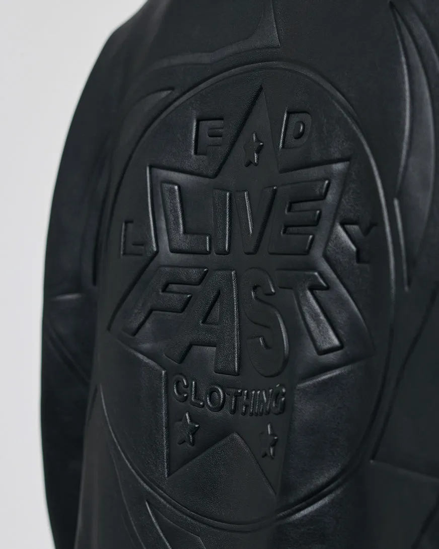 Live Fast Leather Bomber sold by Live Fast Die Young product image thumbnail 5