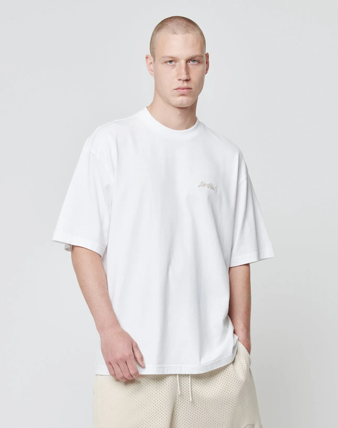 Basic Script Tee sold by Live Fast Die Young product image thumbnail 5