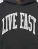 Live Fast College Hooded sold by Live Fast Die Young