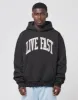Live Fast College Hooded sold by Live Fast Die Young