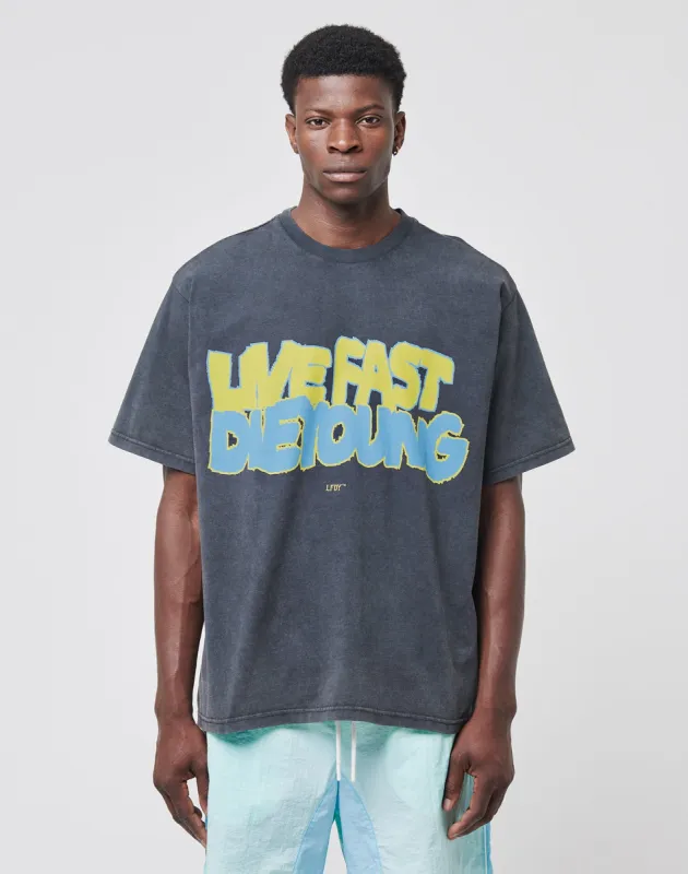 LFDY Crooked Tee sold by Live Fast Die Young