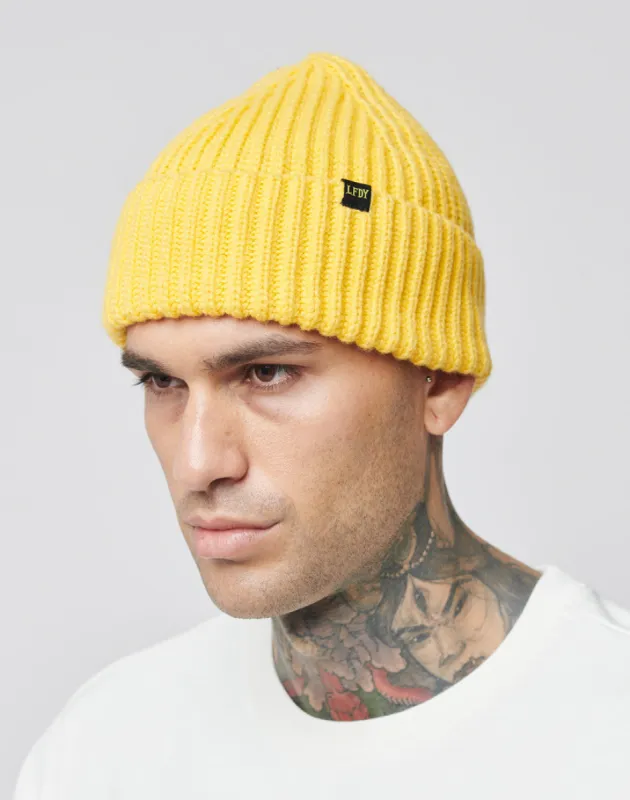 Rib Knit Beanie sold by Live Fast Die Young