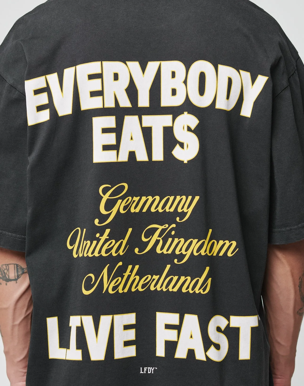 Everybody Eats Tee sold by Live Fast Die Young product image thumbnail 3