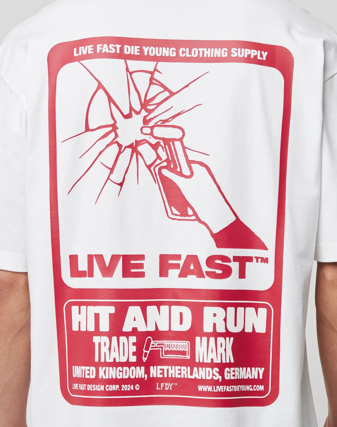 Hit and Run Tee sold by Live Fast Die Young product image thumbnail 3