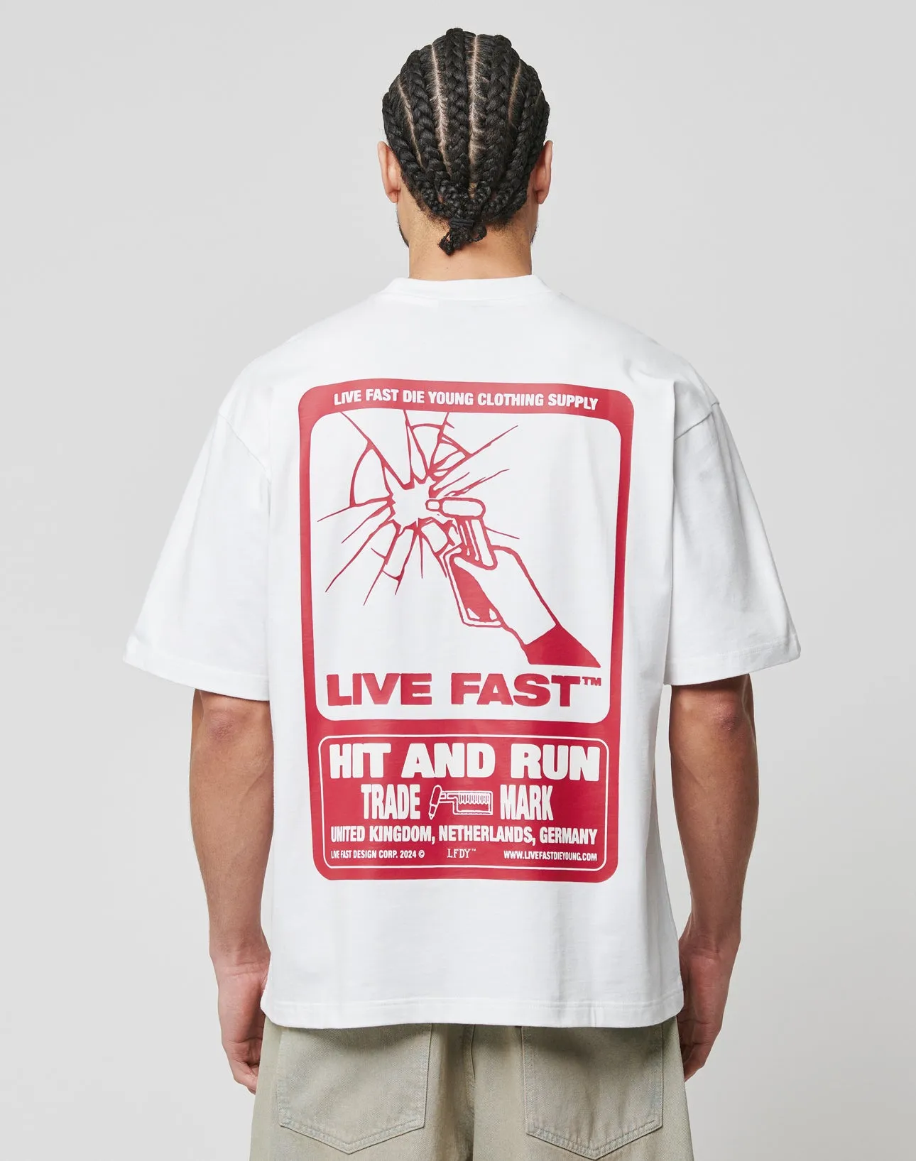 Hit and Run Tee sold by Live Fast Die Young