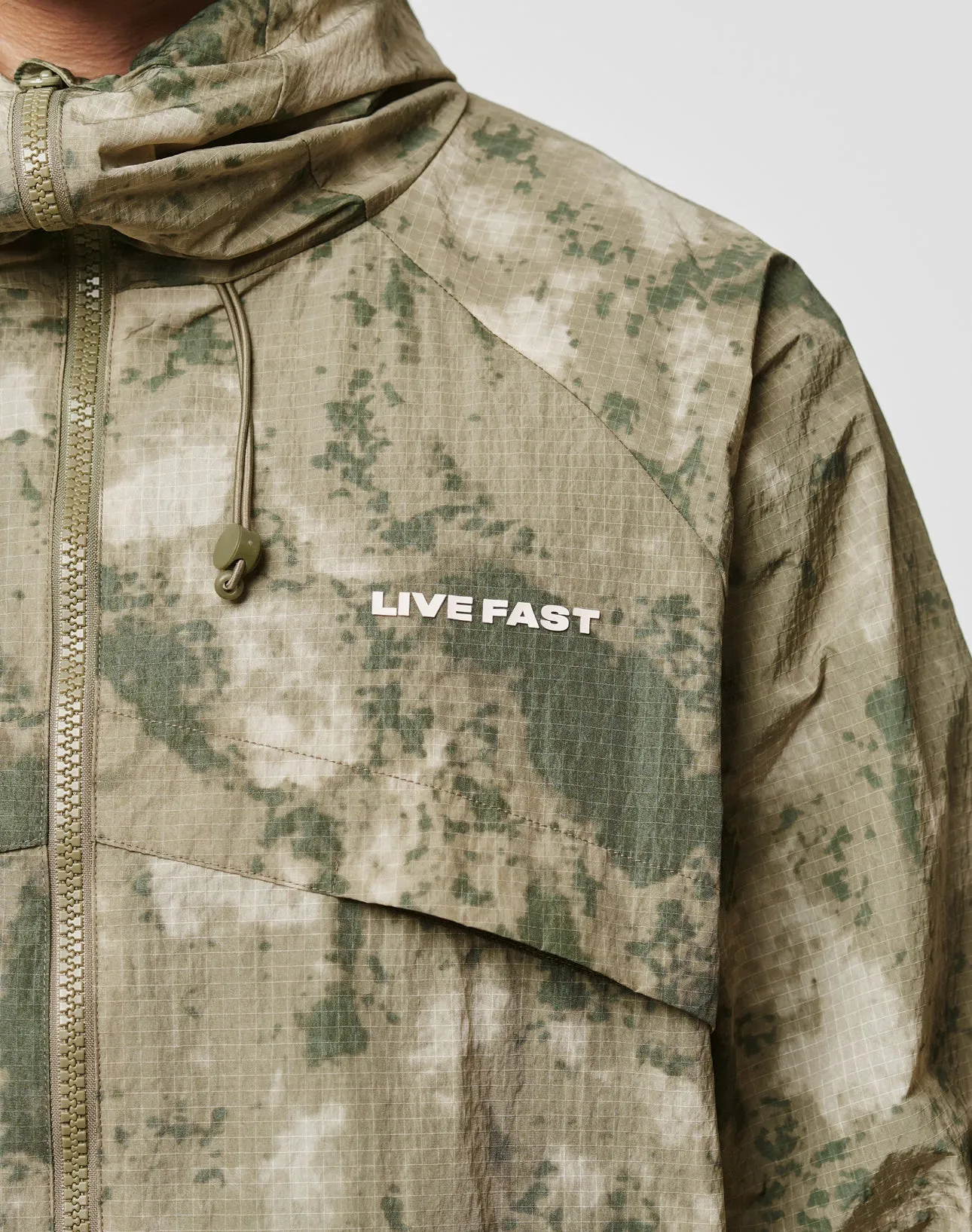 Live Fast Nylon Jacket sold by Live Fast Die Young product image thumbnail 2