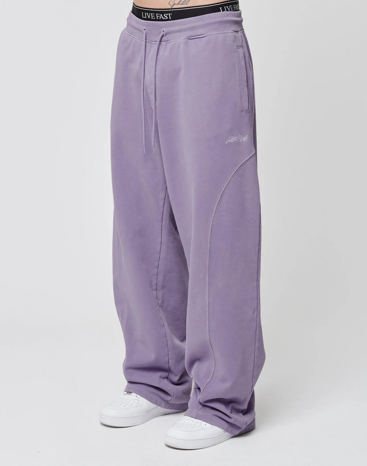 Basic Wide Jogger sold by Live Fast Die Young