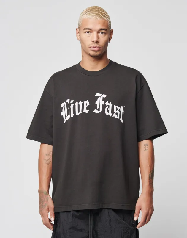 Live Fast Fractured Tee sold by Live Fast Die Young