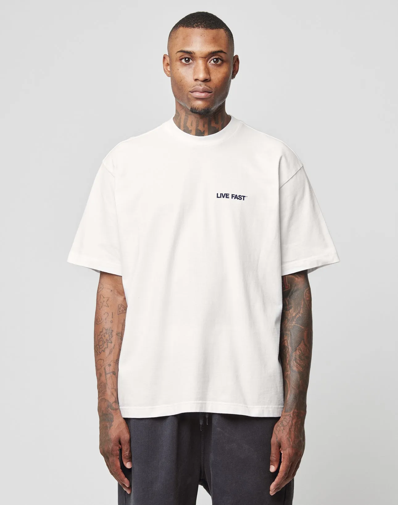 LFDY Globe Tee sold by Live Fast Die Young product image thumbnail 2