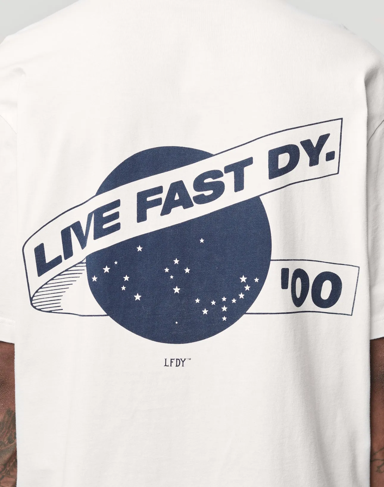 LFDY Globe Tee sold by Live Fast Die Young product image thumbnail 3
