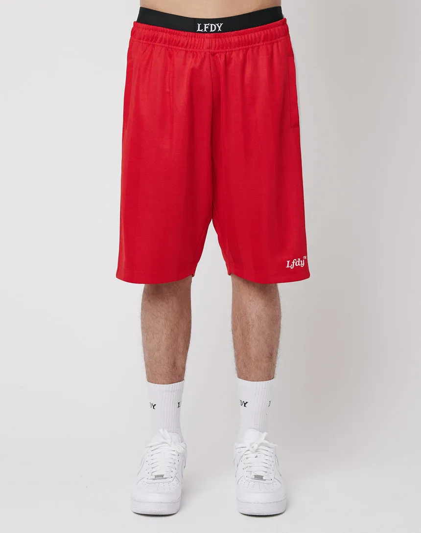 Taped Stripe Shorts sold by Live Fast Die Young product image thumbnail 3