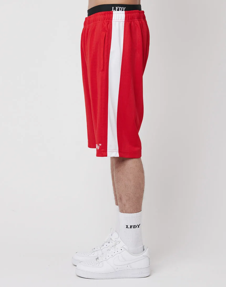 Taped Stripe Shorts sold by Live Fast Die Young product image thumbnail 4