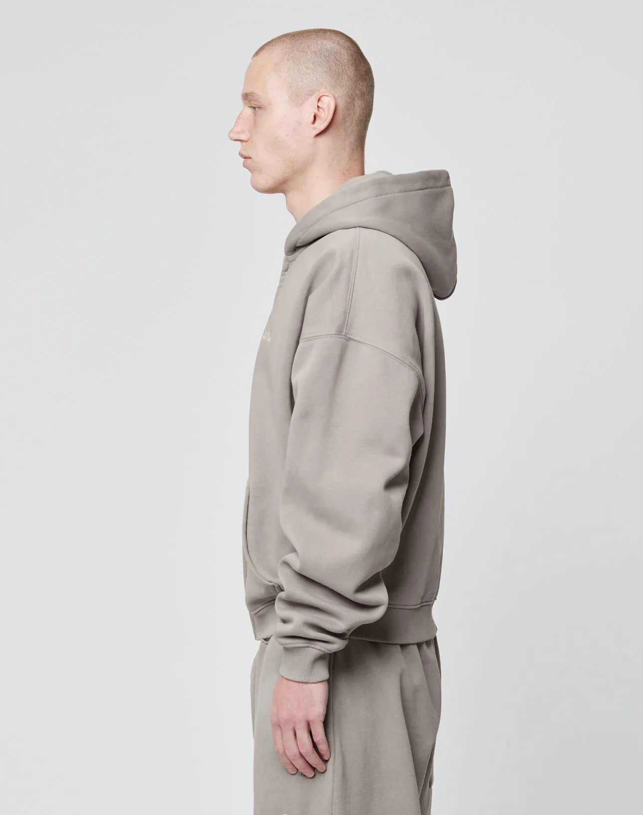 Basic Script Hooded Zip sold by Live Fast Die Young product image thumbnail 3
