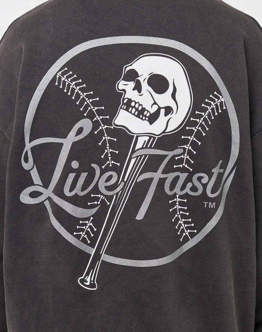 Live Fast Skull Hooded sold by Live Fast Die Young product image thumbnail 3