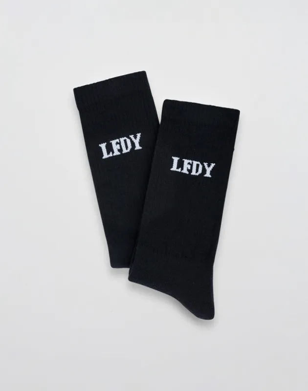 LFDY Logo Socks (2 Pack) sold by Live Fast Die Young