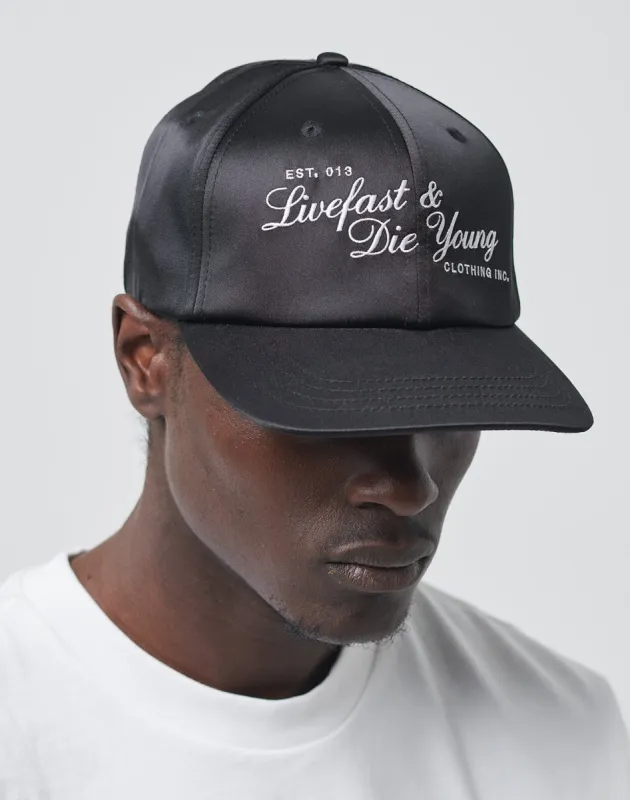 LFDY Satin Snapback sold by Live Fast Die Young