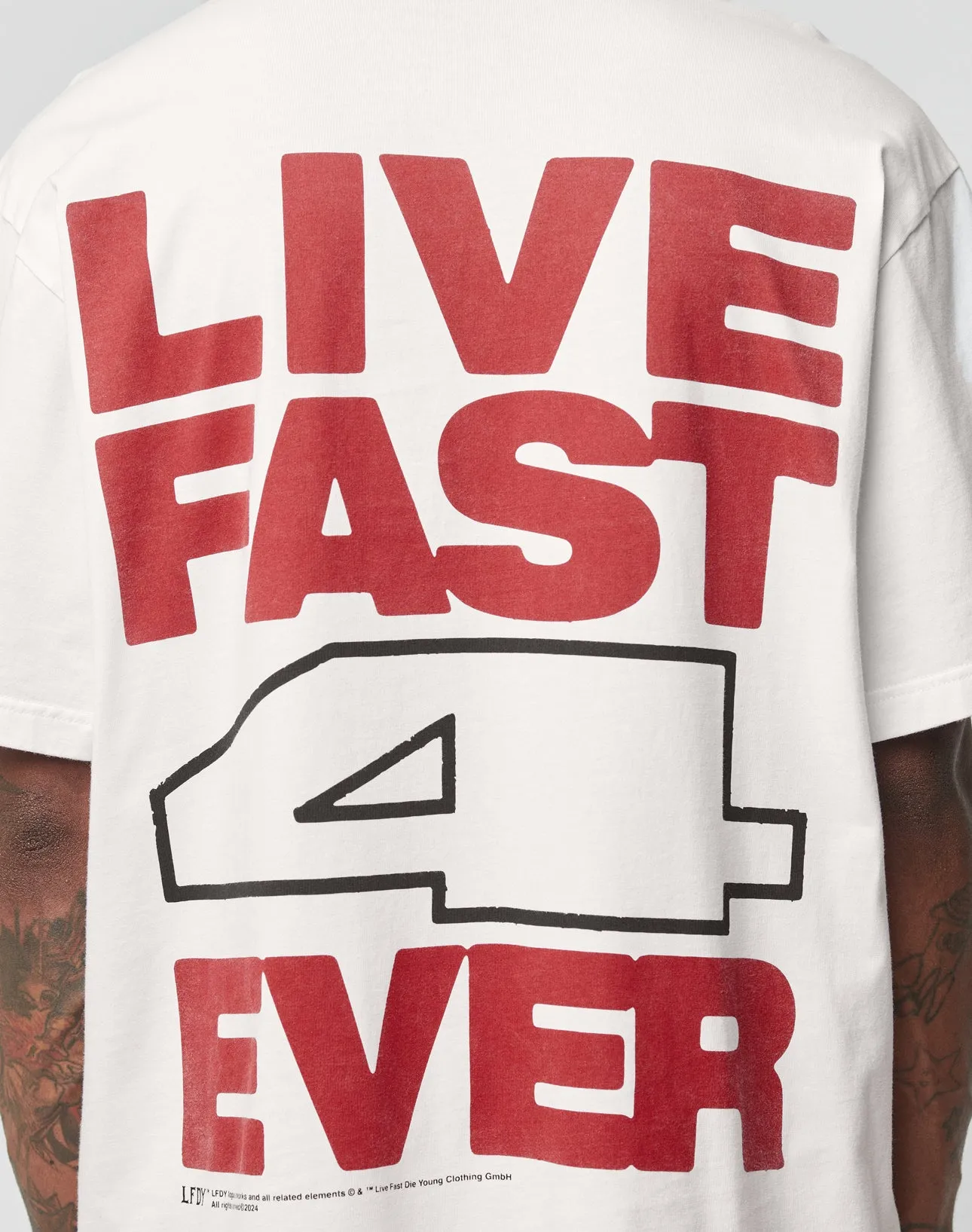 LFDY 4 Ever Tee sold by Live Fast Die Young product image thumbnail 3