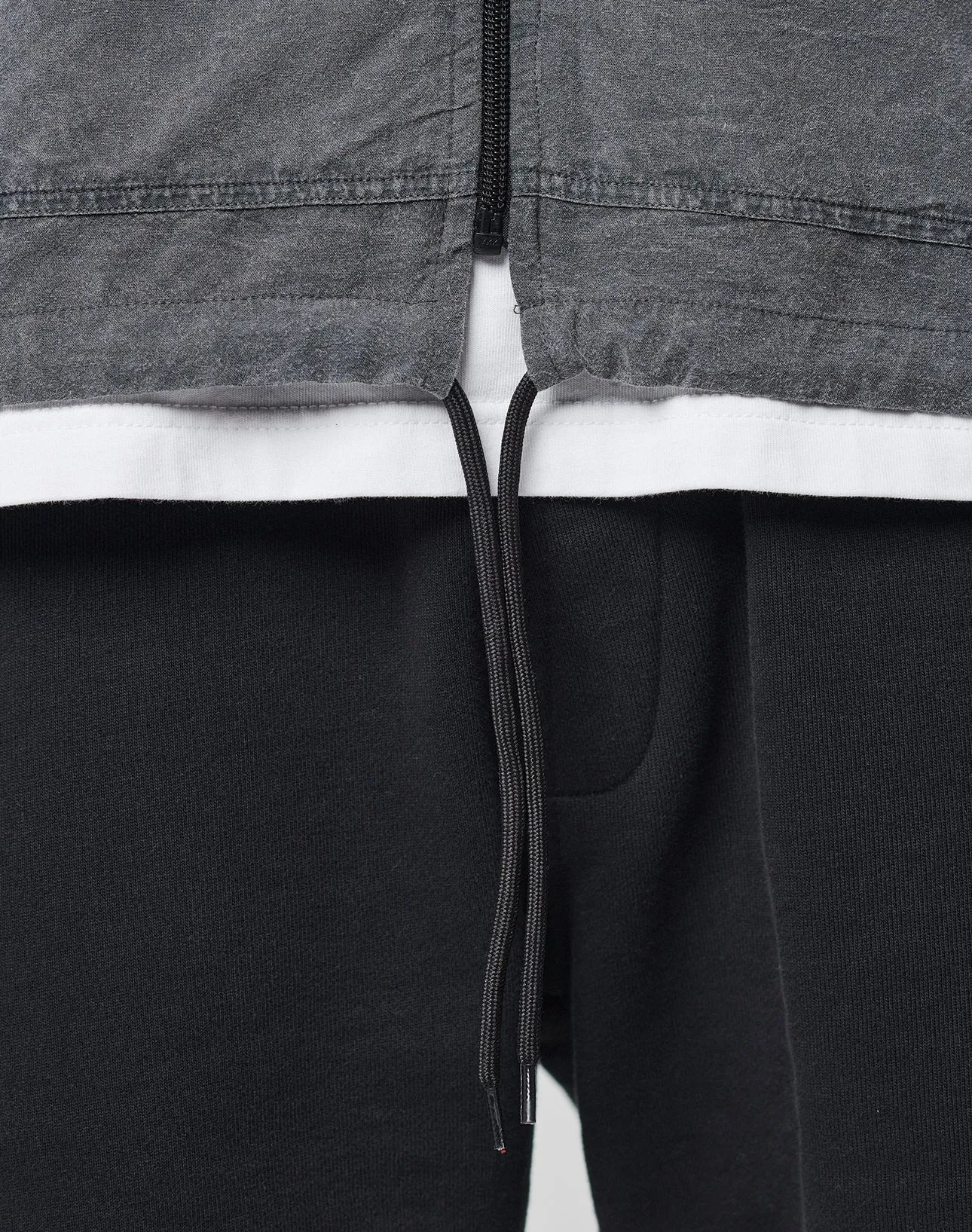 Basic Light Hooded Zip sold by Live Fast Die Young product image thumbnail 3