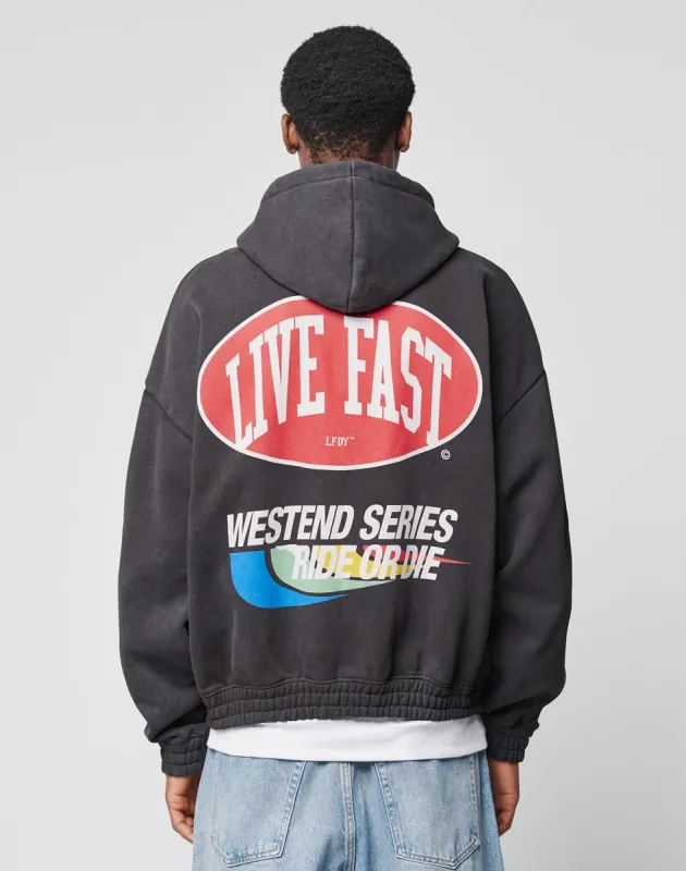 LFDY Westend Hooded Zip sold by Live Fast Die Young