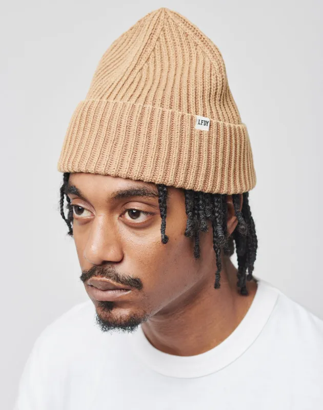 Rib Knit Beanie sold by Live Fast Die Young