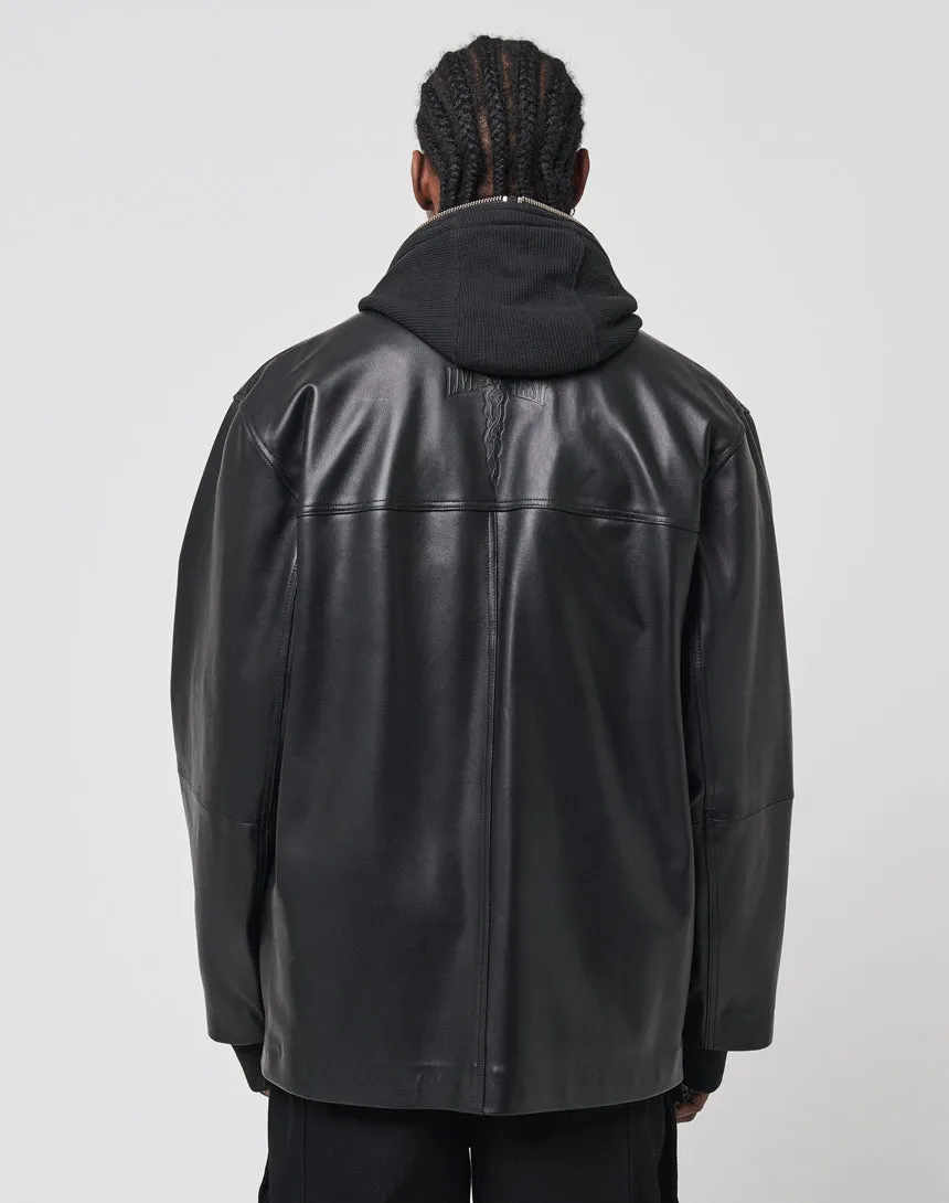 Live Fast Leather Coat sold by Live Fast Die Young product image thumbnail 4
