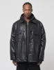 Live Fast Leather Coat sold by Live Fast Die Young