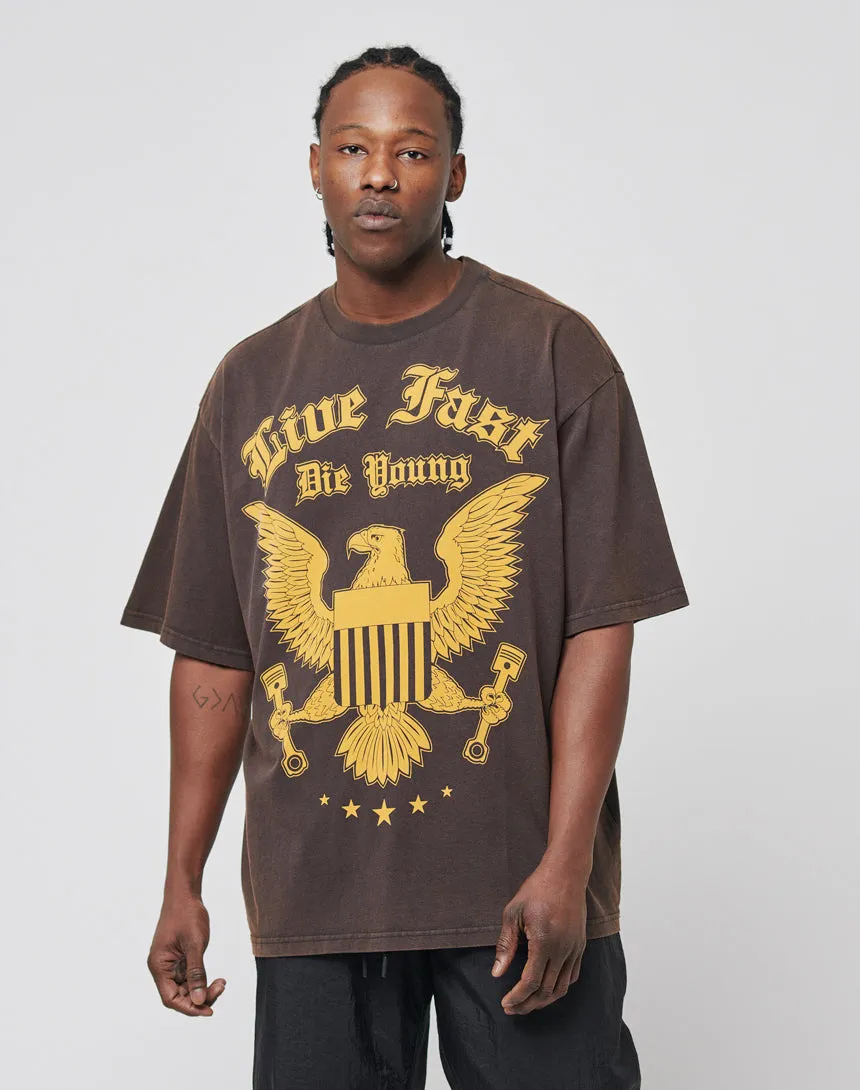 Eagle Tee sold by Live Fast Die Young product image thumbnail 5
