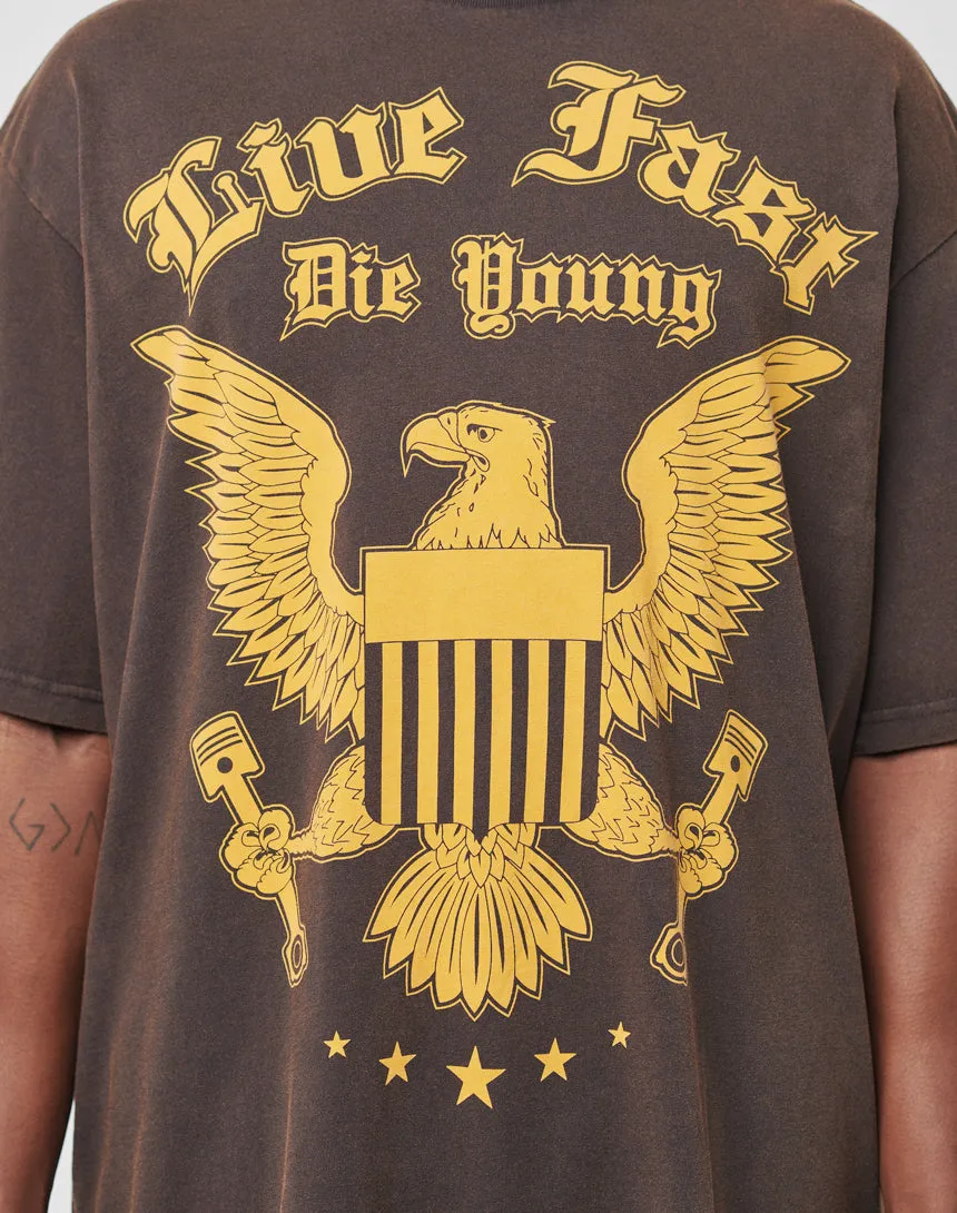 Eagle Tee sold by Live Fast Die Young product image thumbnail 2