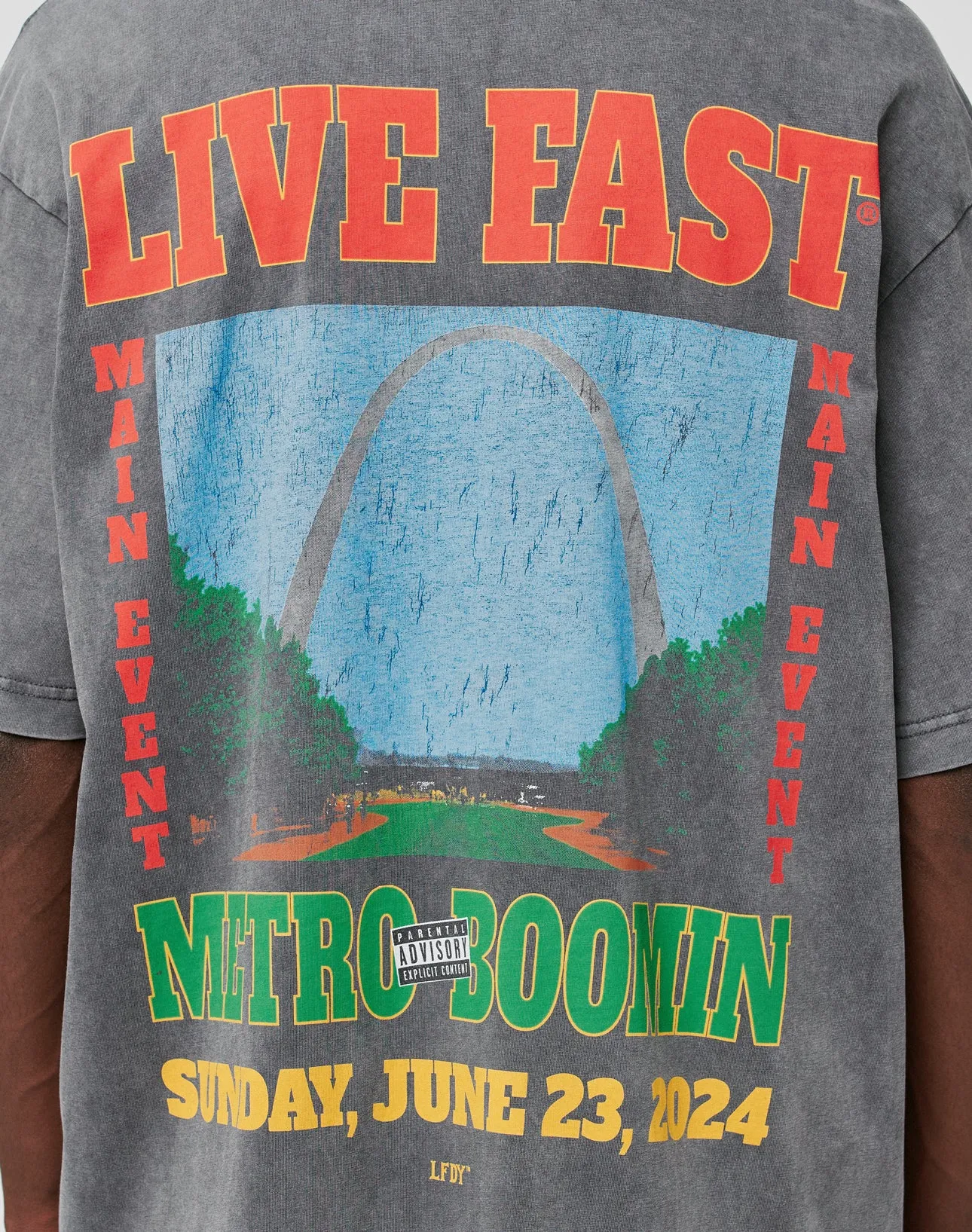 LFDY Metro Boomin Tee sold by Live Fast Die Young product image thumbnail 3