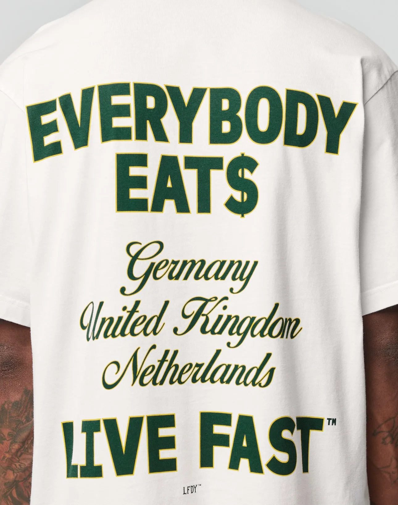 Everybody Eats Tee sold by Live Fast Die Young product image thumbnail 3