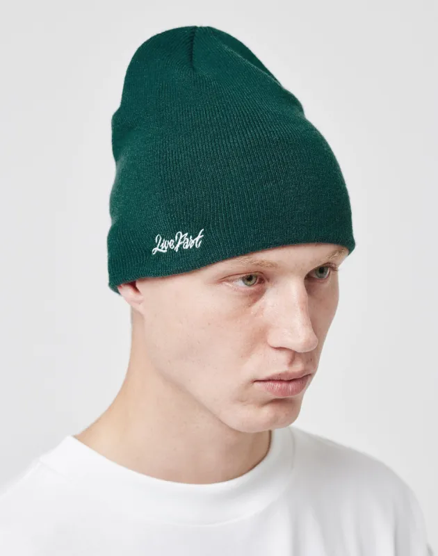 Script Beanie sold by Live Fast Die Young
