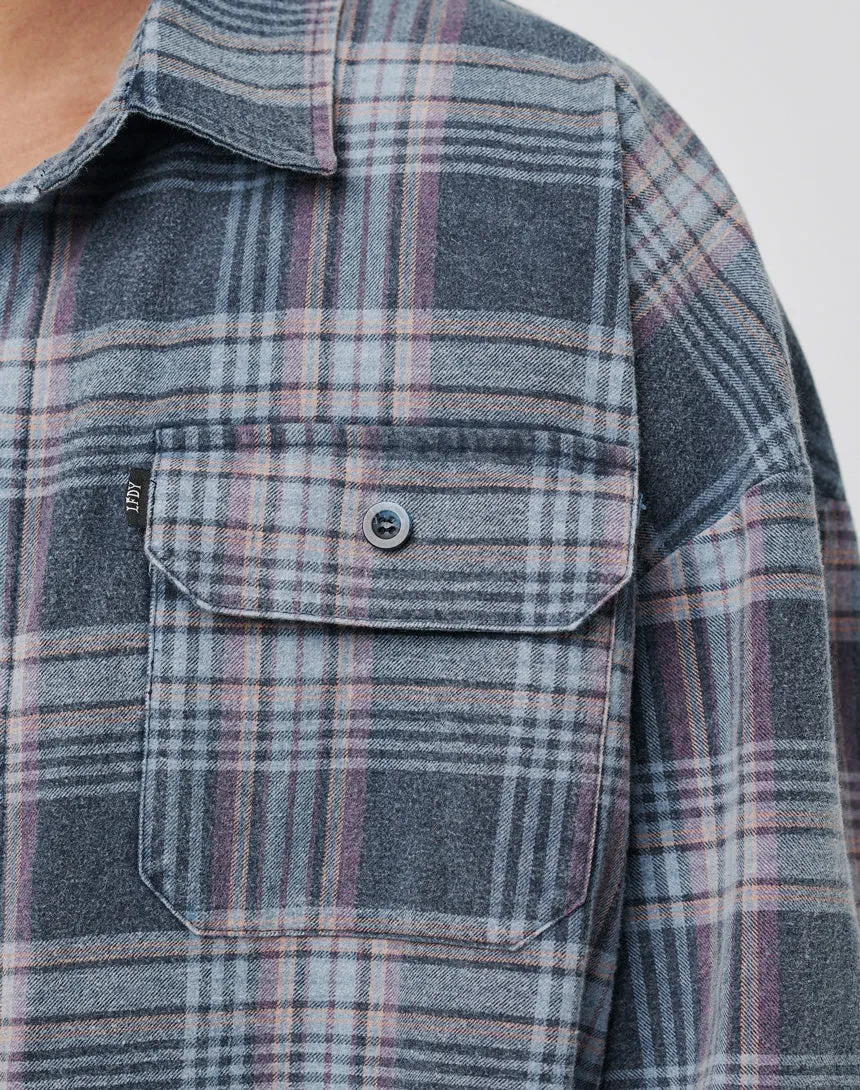 Loose Flannel Shirt sold by Live Fast Die Young product image thumbnail 2