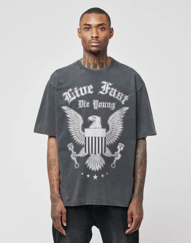 Eagle Tee sold by Live Fast Die Young