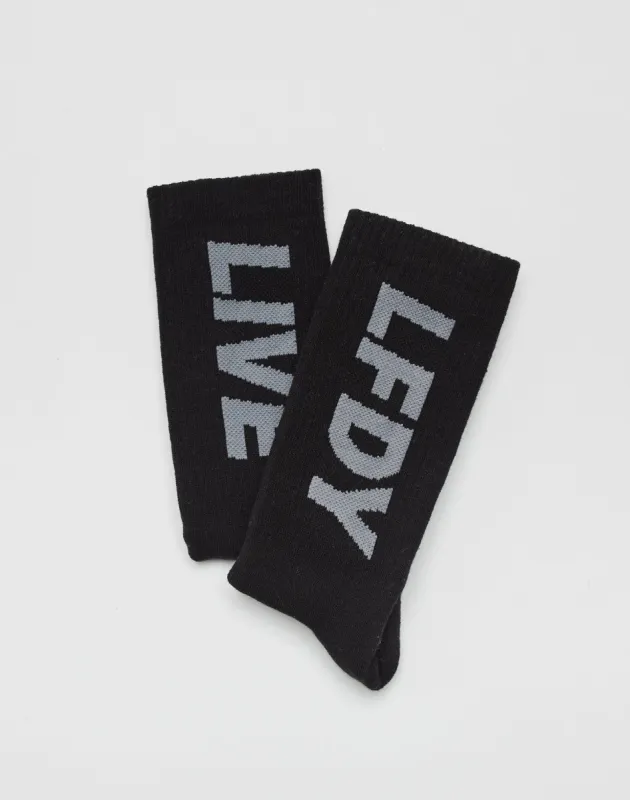 Basic Typo Socks (2 Pack) sold by Live Fast Die Young