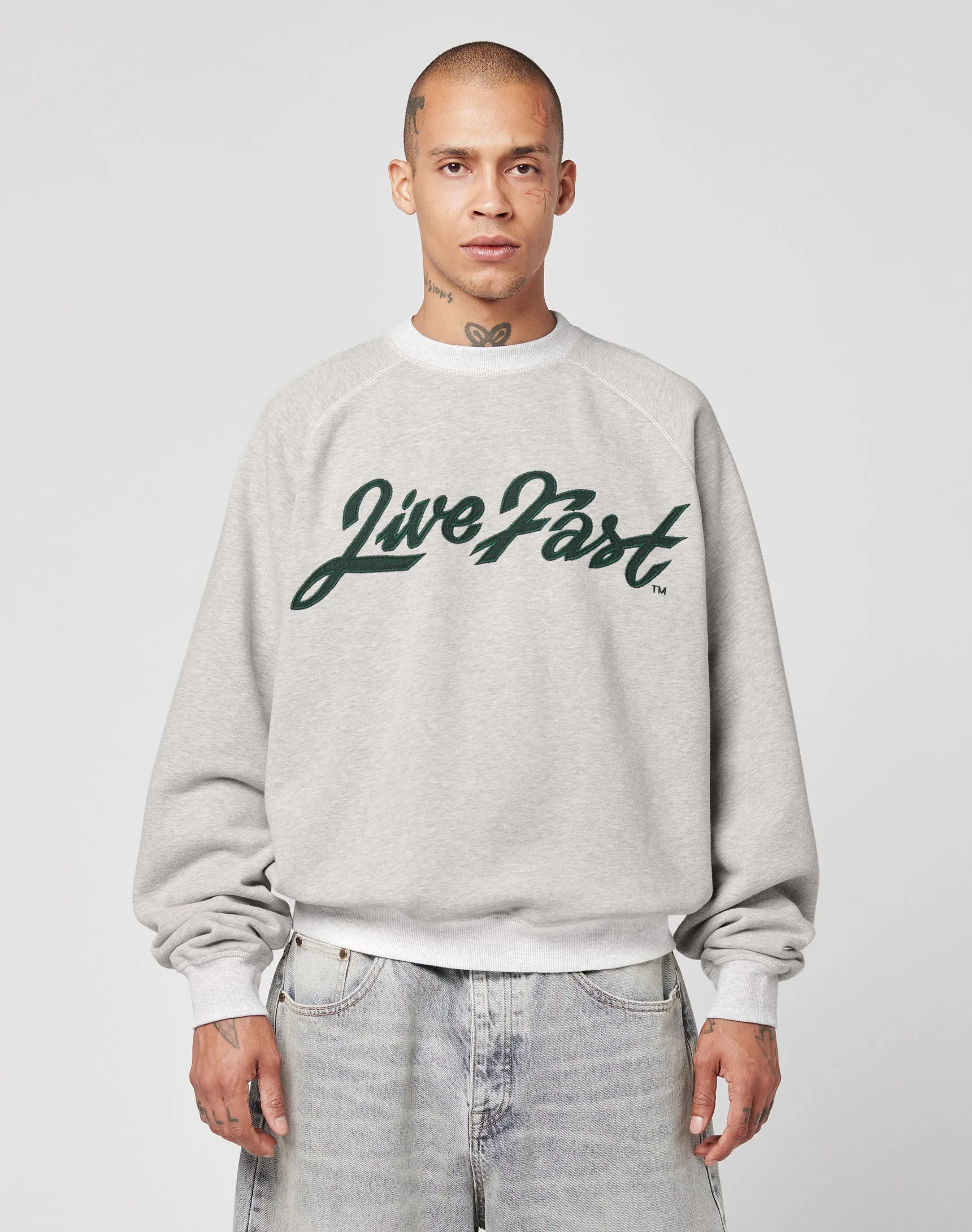 LFDY Script Sweater sold by Live Fast Die Young