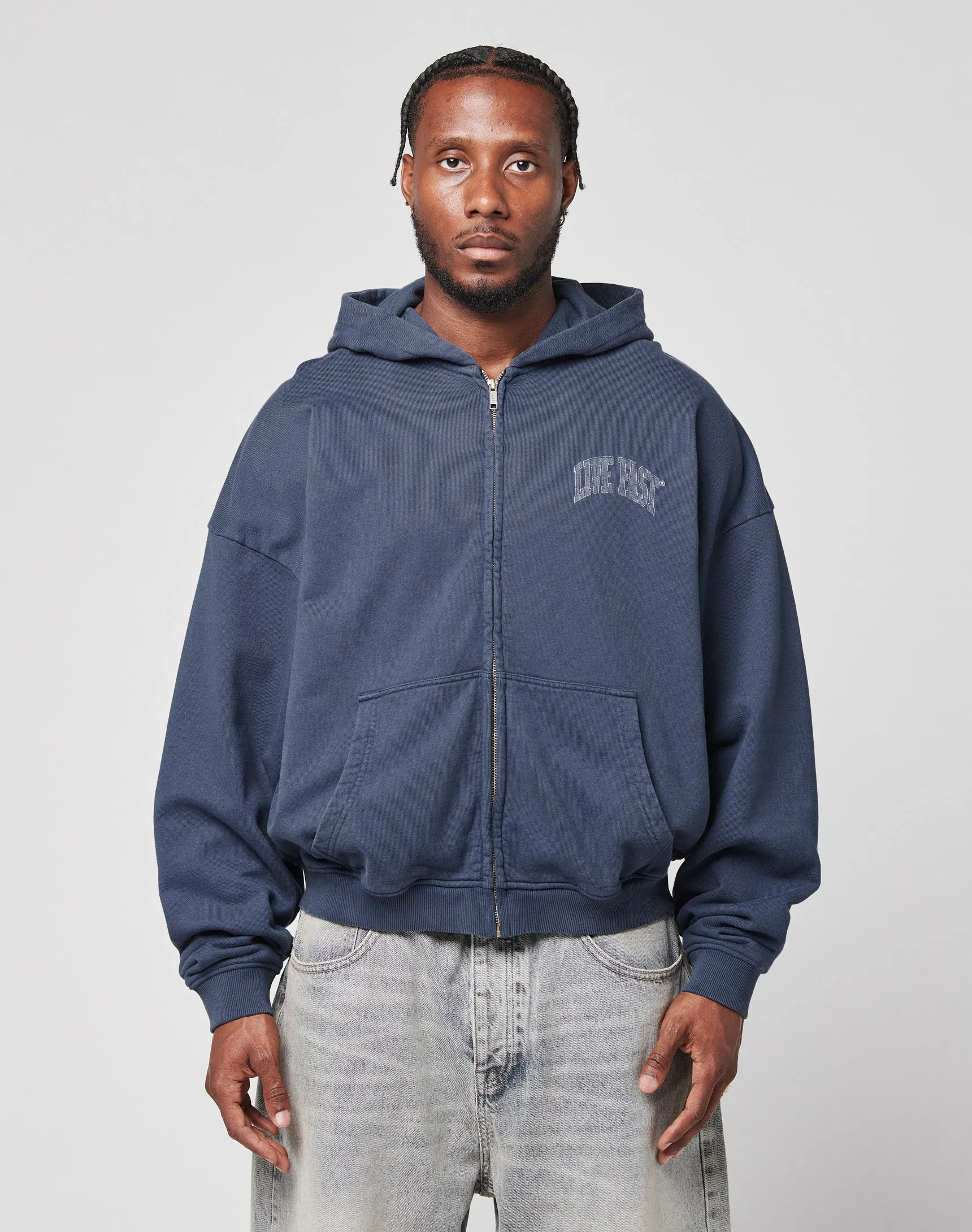 Live Fast Berlin Hooded Zip sold by Live Fast Die Young product image thumbnail 2