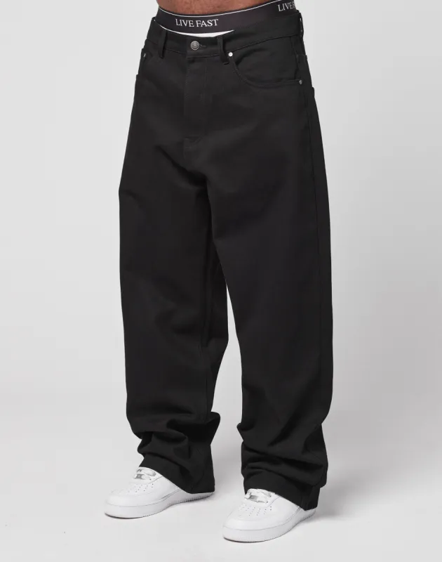 LFDY Baggy Denim sold by Live Fast Die Young