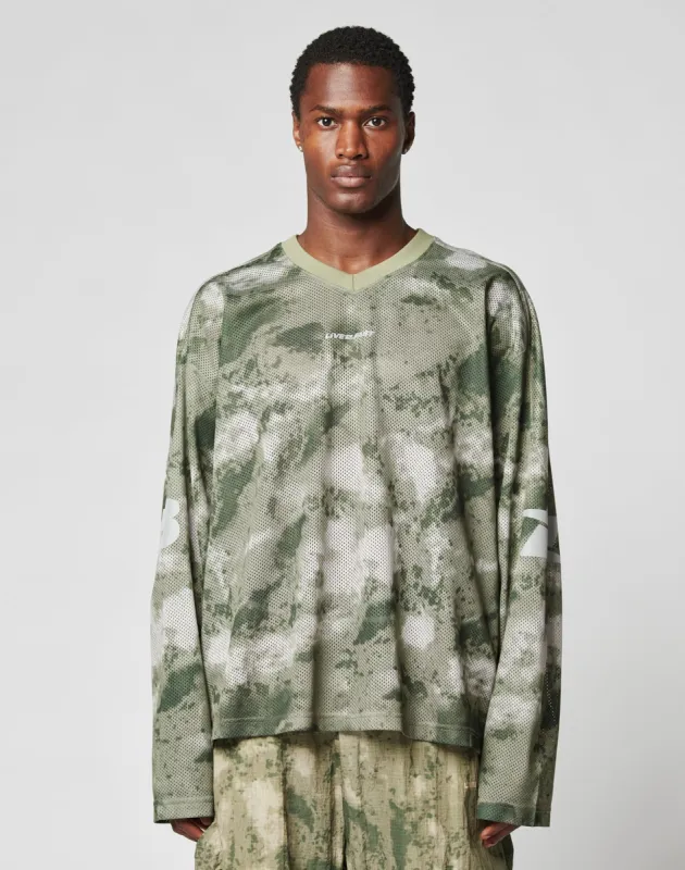 Camo Mesh Jersey sold by Live Fast Die Young