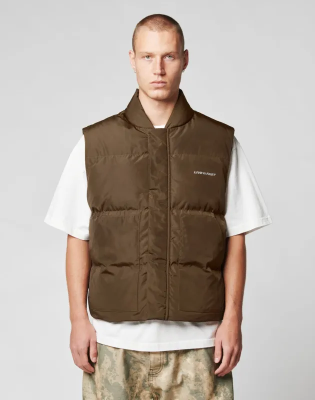 Live Fast Cropped Vest sold by Live Fast Die Young