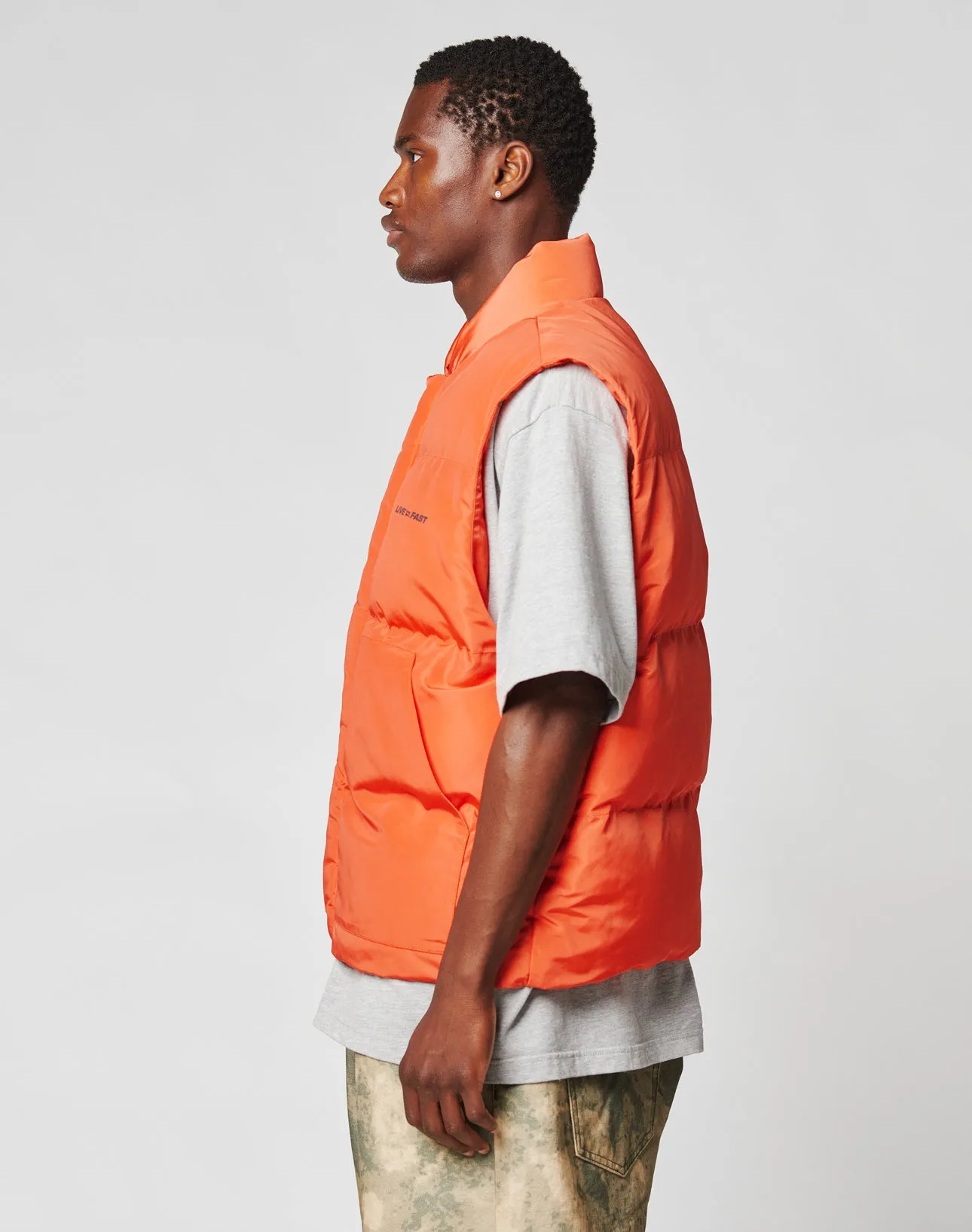 Live Fast Cropped Vest sold by Live Fast Die Young product image thumbnail 4