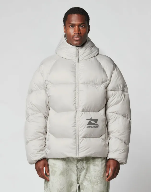 Live Fast Puffer Jacket sold by Live Fast Die Young