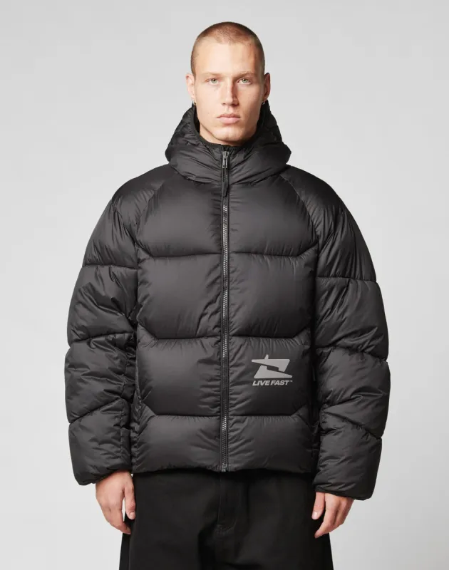 Live Fast Puffer Jacket sold by Live Fast Die Young