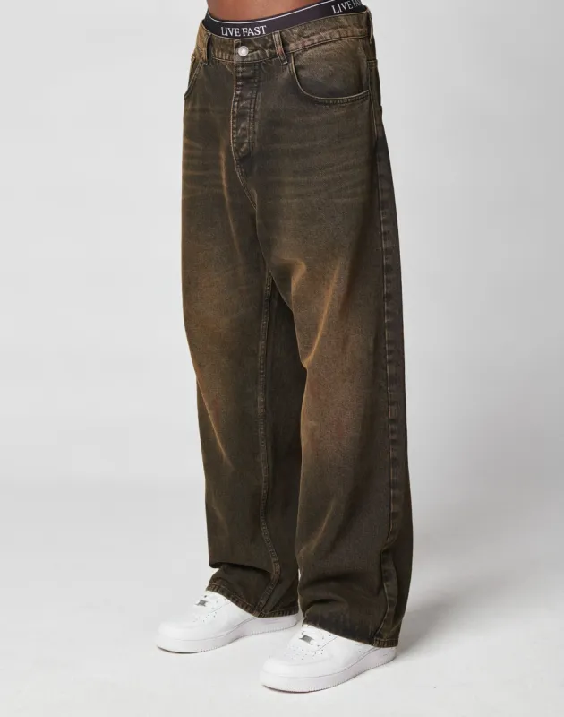 LFDY Baggy Denim sold by Live Fast Die Young