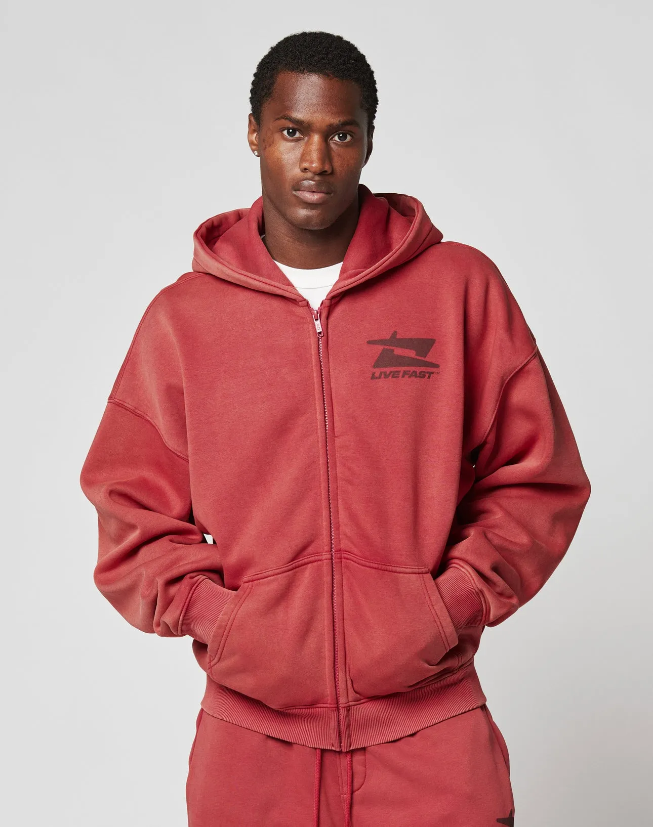 Live Fast Sweatsuit Jacket sold by Live Fast Die Young product image thumbnail 5
