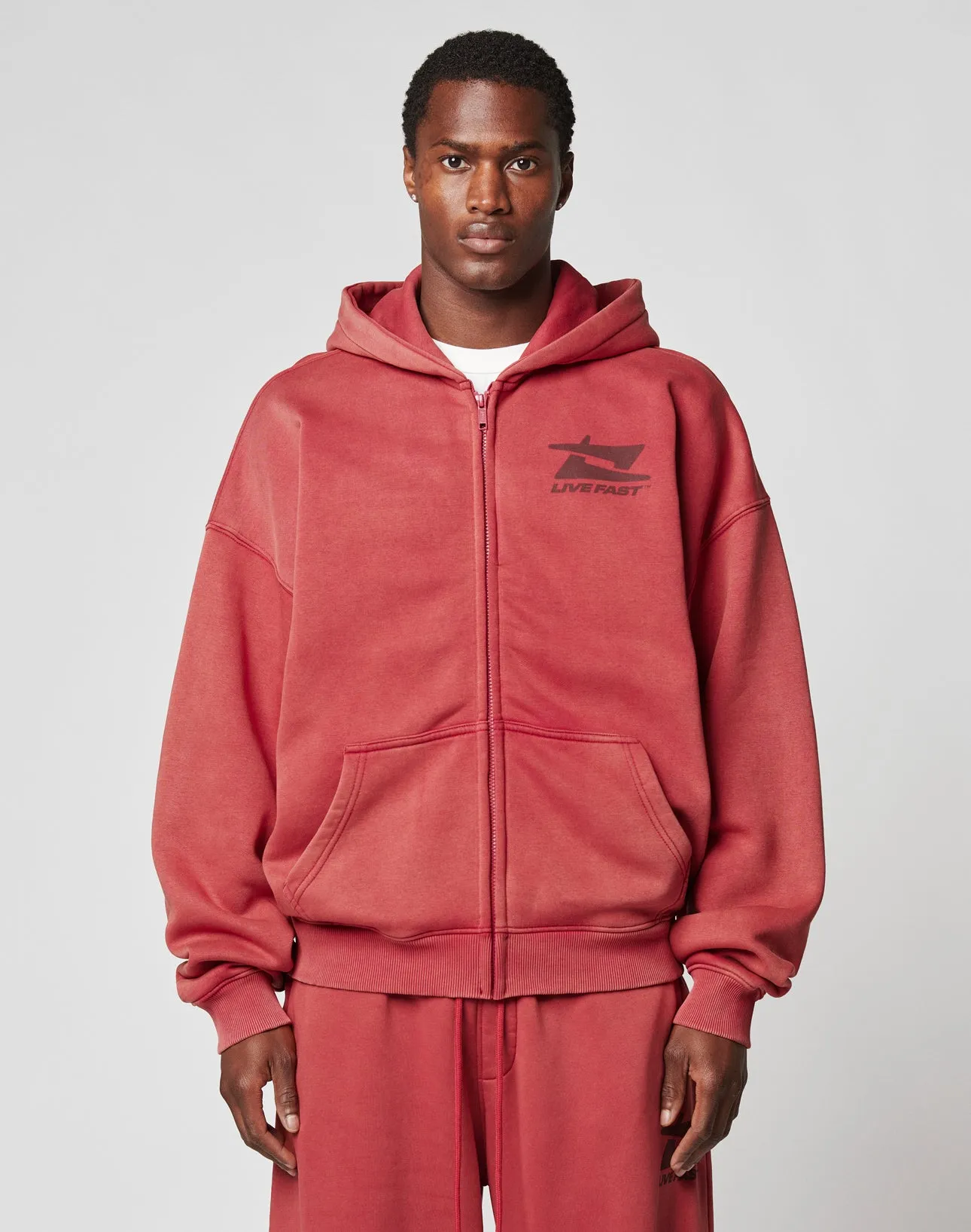 Live Fast Sweatsuit Jacket sold by Live Fast Die Young