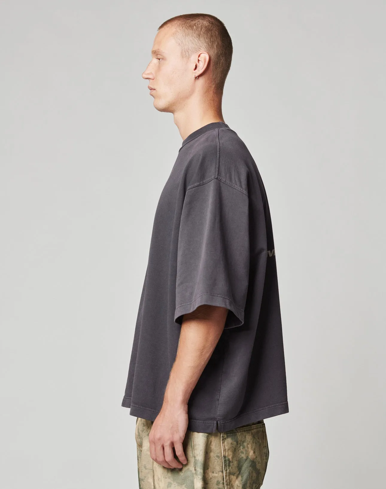 Live Fast Cropped Oversized Tee sold by Live Fast Die Young product image thumbnail 5